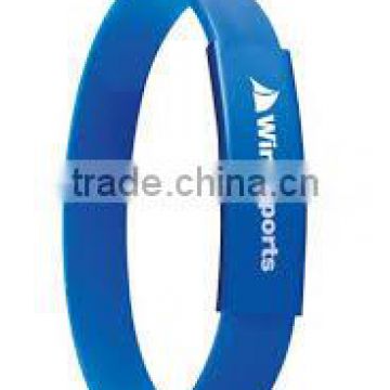 OEM silicone bracelelt with metal plate