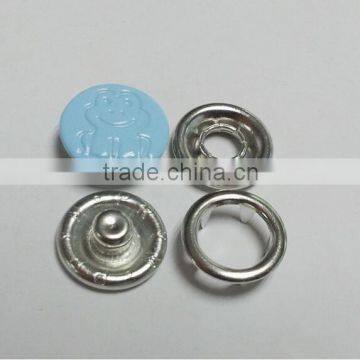 Children's clothing ring prong snap button