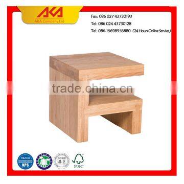 Small Wooden Stool AKA Natural (Word F Wooden Bench) European Style photo-2