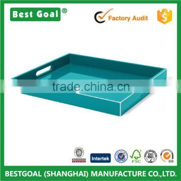 High Gloss Wooden Hotel Serving Tray