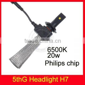 Top quality 5th generation headlight car head lamp for Toyota