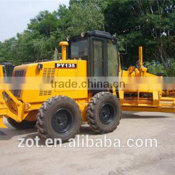 China TGT Tiangong 185HP motor grader with Shanghai/cummins engine ZF6WG180 transmission