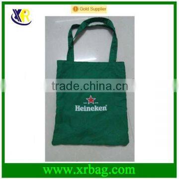 Fashion Eco Green Cotton Tote Shopping Bag photo-3