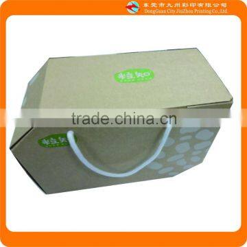 Eco Friendly Recycled Natural Fruit Packaging Box