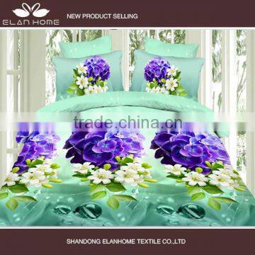 Wholesale 100%polyester 3D printed bedding sheet set