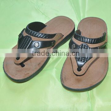 2015 Creative Design rubber men beach flip flops