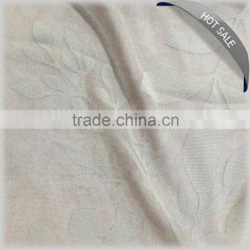 Latest High quality Custom Floral hand embroidered sheer curtain fabric