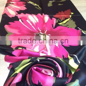 High Quality Customizable Digtial Printed Polyester Scarf Fashionable photo-5