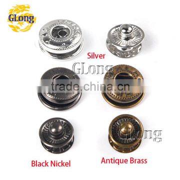 Metal Press Studs Sewing Button Snap Fasteners Sewing Leather Craft Clothes Bags #GZ153-15