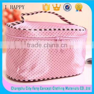 2015 Popular Bags Pink PVC Cosmetic Bag Online Shopping