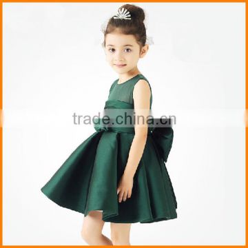 2016 European flower girl dress wine red green children dress princess dress factory direct one generation