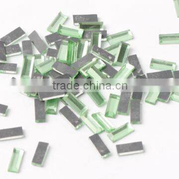 Machine Cut Glass Stones Rectangle Glass Stone for Iphone Case DIY Material photo-4