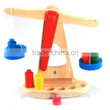 Wooden Balance Scale Kids Learning Toy photo-4