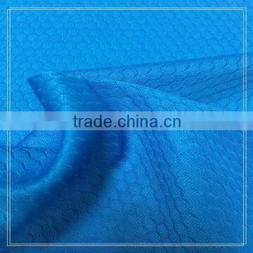 Blue 150D DTY Jacquard Mesh Fabric