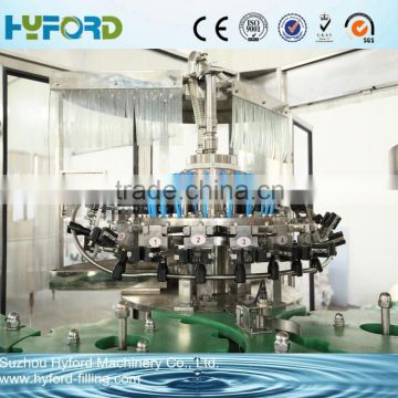 Full automatic drinking water plastic or glass bottle filling machine