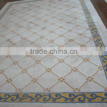 Simple Design With Jacquard Handmade Carpets For Hotel Room