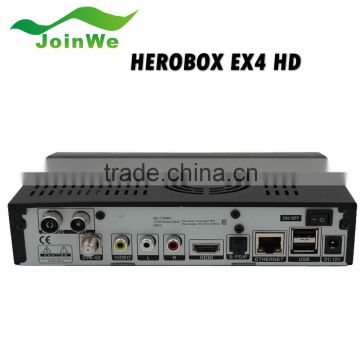 BCM7362 751MHZ Dual-core Tuner DVB-S2+T2/C HEROBOX EX4 HD Receiver WiFi Optional