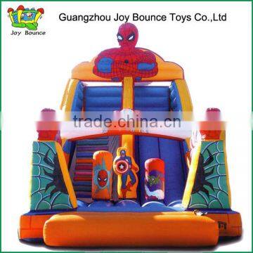 2015 hero themed spiderman inflatable slide