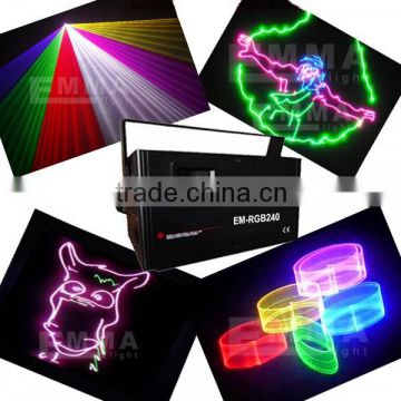 2000mW/2W rgb Beam laser Show Equipment Sound Active DJ Party Disco Club Bar Stage Laser Lighting, free shipping