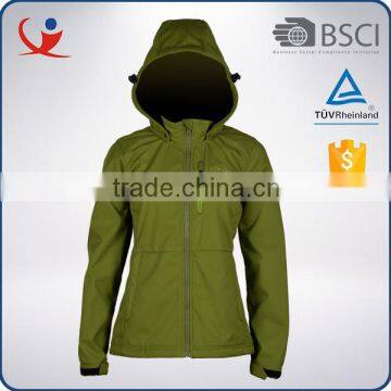 China waterproof polyester lightweight spring softshell fashion coat