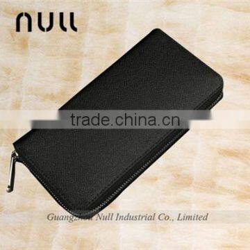 Durable Canvas Leather Zipper Card Holder Wallet for Men photo-4