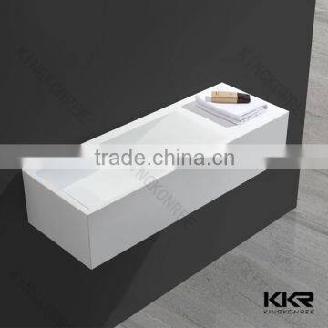 man-made stone wash basin / modern white resin sink