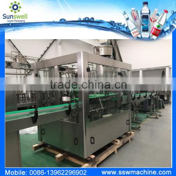 glass bottle machine for water bottled