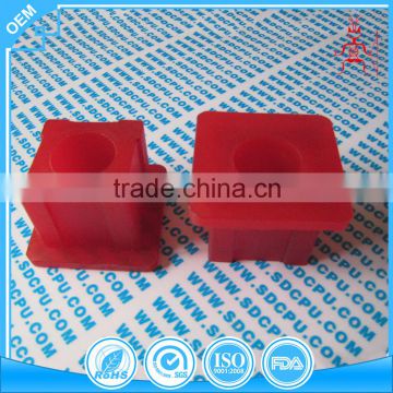 Custom made PA Nylon square tube plastic bushing