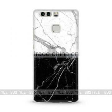 marble bustyle 2016 new design we can see world tpu back silicone mobile phone case for huawei P9 plus