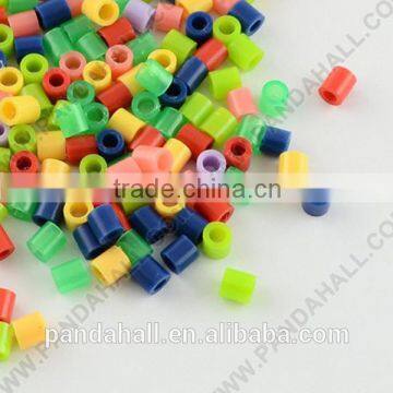 Kid's DIY Fuse Beads Refills, Tube, Mixed, 5x5mm, Hole: 3mm, about 8000pcs/500g(DIY-R013-M1)