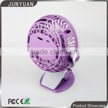 2016 fashion mini USB portable fan rechargeble