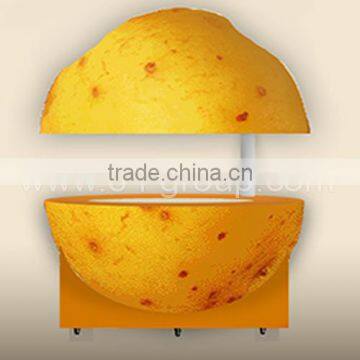 kiosk outdoor food fiberglass moveable kiosk potato shape design /park kiosk for drink &food