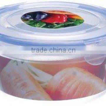 round airtight food container