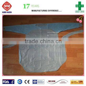 Good price best quality disposable plastic CPE gown