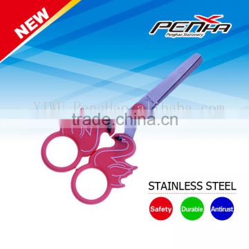 2016 Attractive cartoon scissors/animal handle student scissors