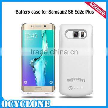 Super slim 4200mah Wireless Cell Phone Power Bank, Battery Charger Case for samsung galaxy S6