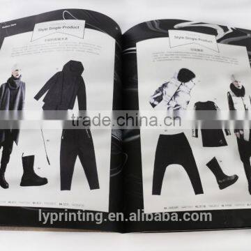 Professional fashion magazine book printing ,high quality photo album printing