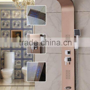 Stainless steel 304 material good quality include LED light shower column