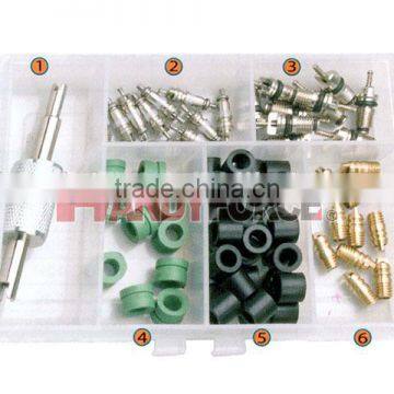 71PCS Valve Core Repair Kit, Air Condition Service Tools of Auto Repair Tools