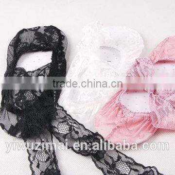 Womens Lace Socks Fashion Loafer Liner Hidden Boat Invisible Style photo-3