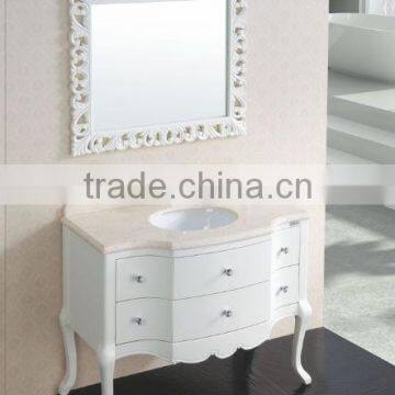 2013 Hot sell European Antique Solid Wood Bathroom Vanity 802