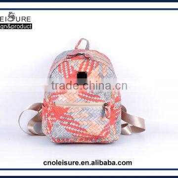 Stripe Knit Travel Bag Small Backpacks Sale Cute Backpacks Supplier Latest Arrival Design OEM/ODM Fashion Hot Sale Cheap photo-5