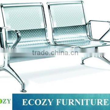 Two Seater Stainless Steel Airport Chair Waiting Chair