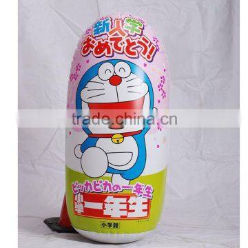 custom doraemon inflatable punching bag