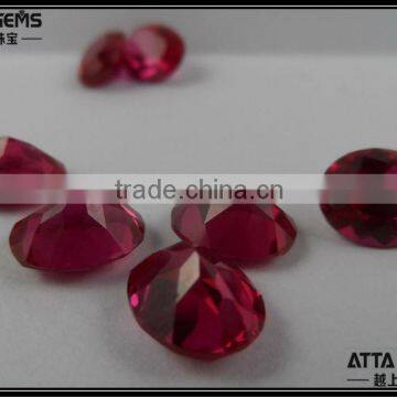 oval cut corundum #5 ruby gems stone 8x6mm