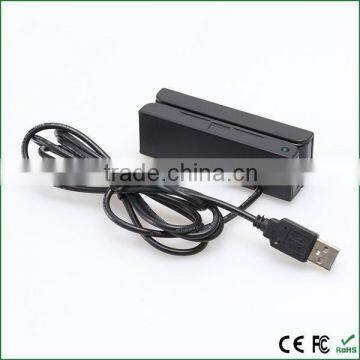 USB Magnetic card reader track1 2 3