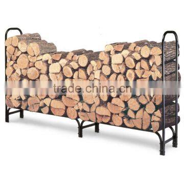 Black Powder Coated Firewood Outdoor Log Rack VDBS208