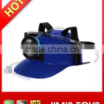 Promotional blue dringking hat beer cap drink cap with light