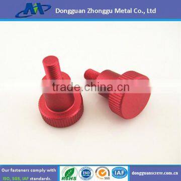 Thumb Screw Anodized/Aluminum CNC Lathes Parts, Red Aluminum Thumb Screws, Shoulder Screws                        
                                                Quality Choice