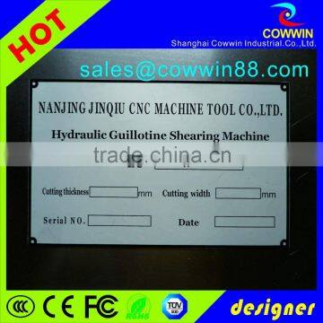 New Cusomized Die Casting Electrical Appliances Nameplate photo-5